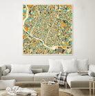 Austin Texas by Jazzberry Blue on GIANT ART - orange vector illustration