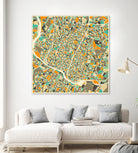 Austin Texas by Jazzberry Blue on GIANT ART - orange vector illustration