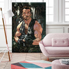 Arnold Schwarzenegger by Nikita Abakumov on GIANT ART - green digital painting