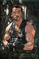 Arnold Schwarzenegger by Nikita Abakumov on GIANT ART - green digital painting