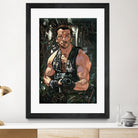 Arnold Schwarzenegger by Nikita Abakumov on GIANT ART - green digital painting