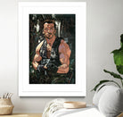 Arnold Schwarzenegger by Nikita Abakumov on GIANT ART - green digital painting