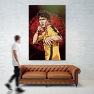 Bruce Lee by Nikita Abakumov on GIANT ART - red digital painting