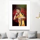 Bruce Lee by Nikita Abakumov on GIANT ART - red digital painting