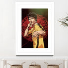 Bruce Lee by Nikita Abakumov on GIANT ART - red digital painting