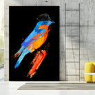 Lord Birdy by Robert Farkas on GIANT ART - blue digital painting