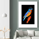 Lord Birdy by Robert Farkas on GIANT ART - blue digital painting