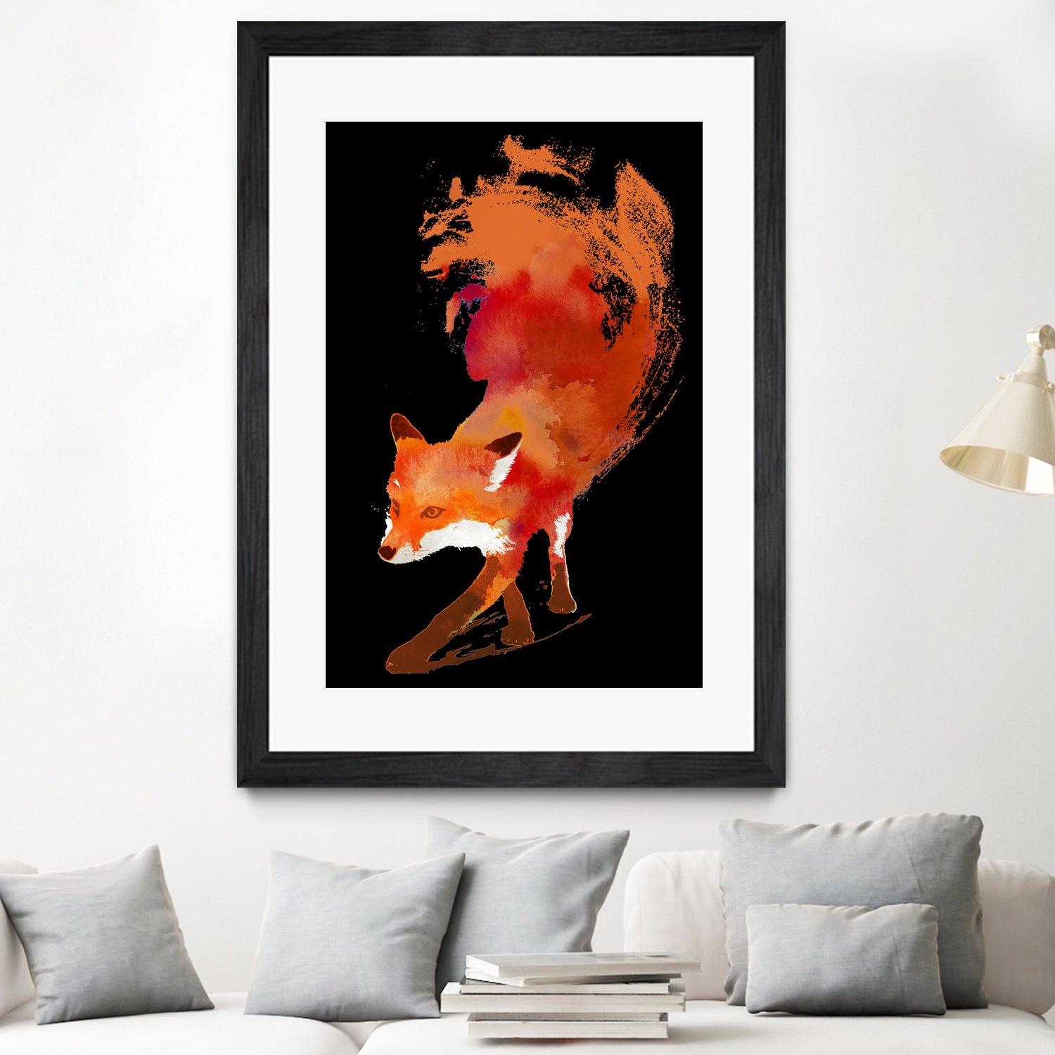 Vulpes Vulpes by Robert Farkas on GIANT ART - red digital painting