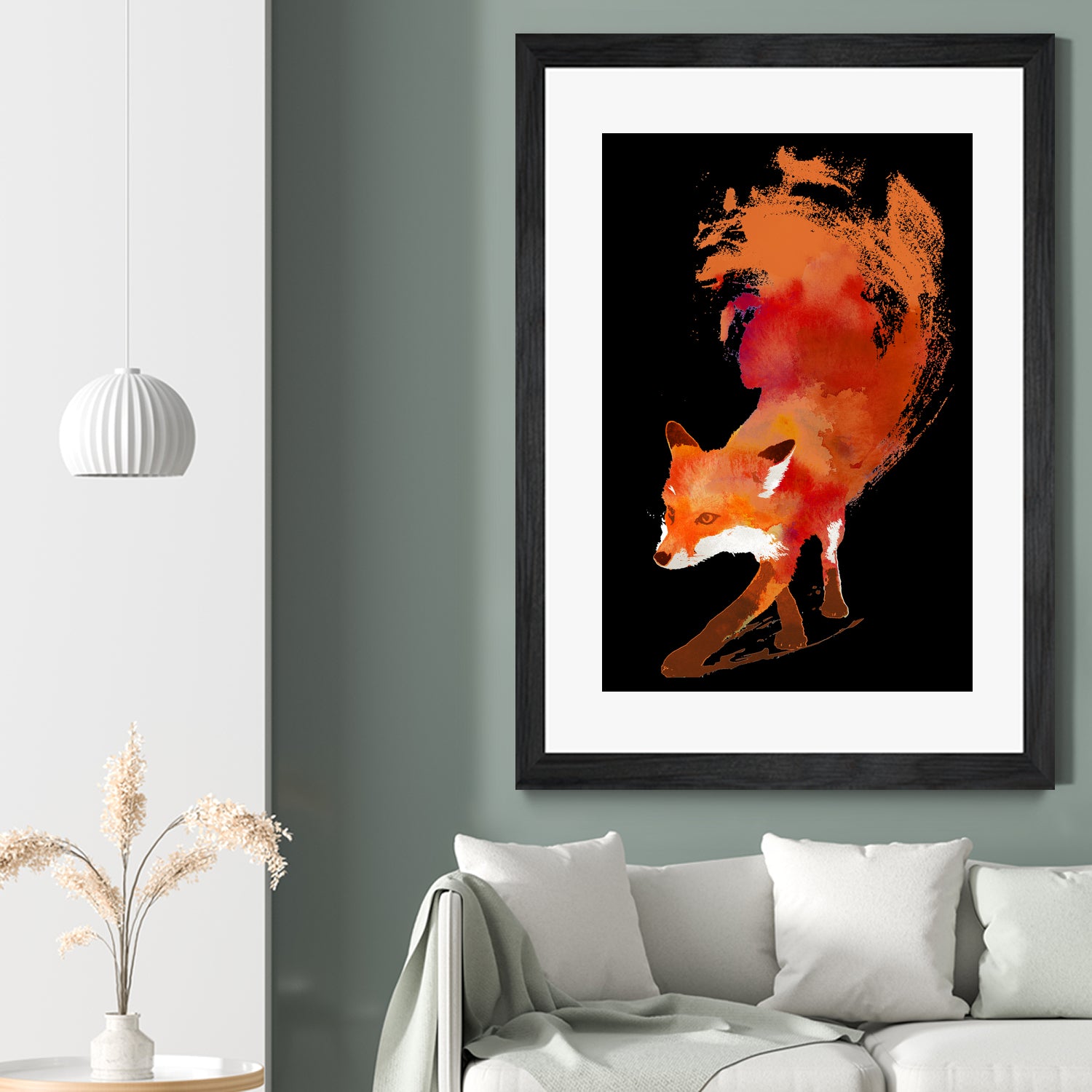 Vulpes Vulpes by Robert Farkas on GIANT ART - red digital painting