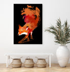 Vulpes Vulpes by Robert Farkas on GIANT ART - red digital painting