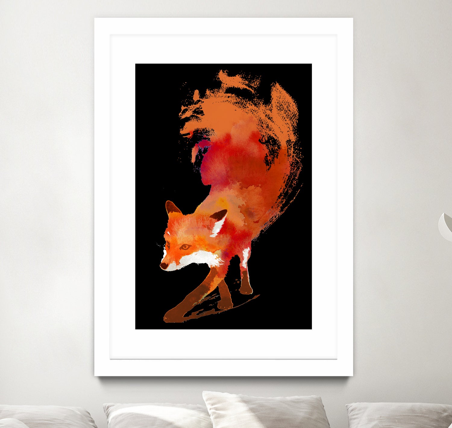 Vulpes Vulpes by Robert Farkas on GIANT ART - red digital painting