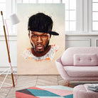 50 Cent by Brandon Spahn on GIANT ART - brown digital painting