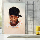 50 Cent by Brandon Spahn on GIANT ART - brown digital painting