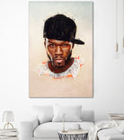 50 Cent by Brandon Spahn on GIANT ART - brown digital painting