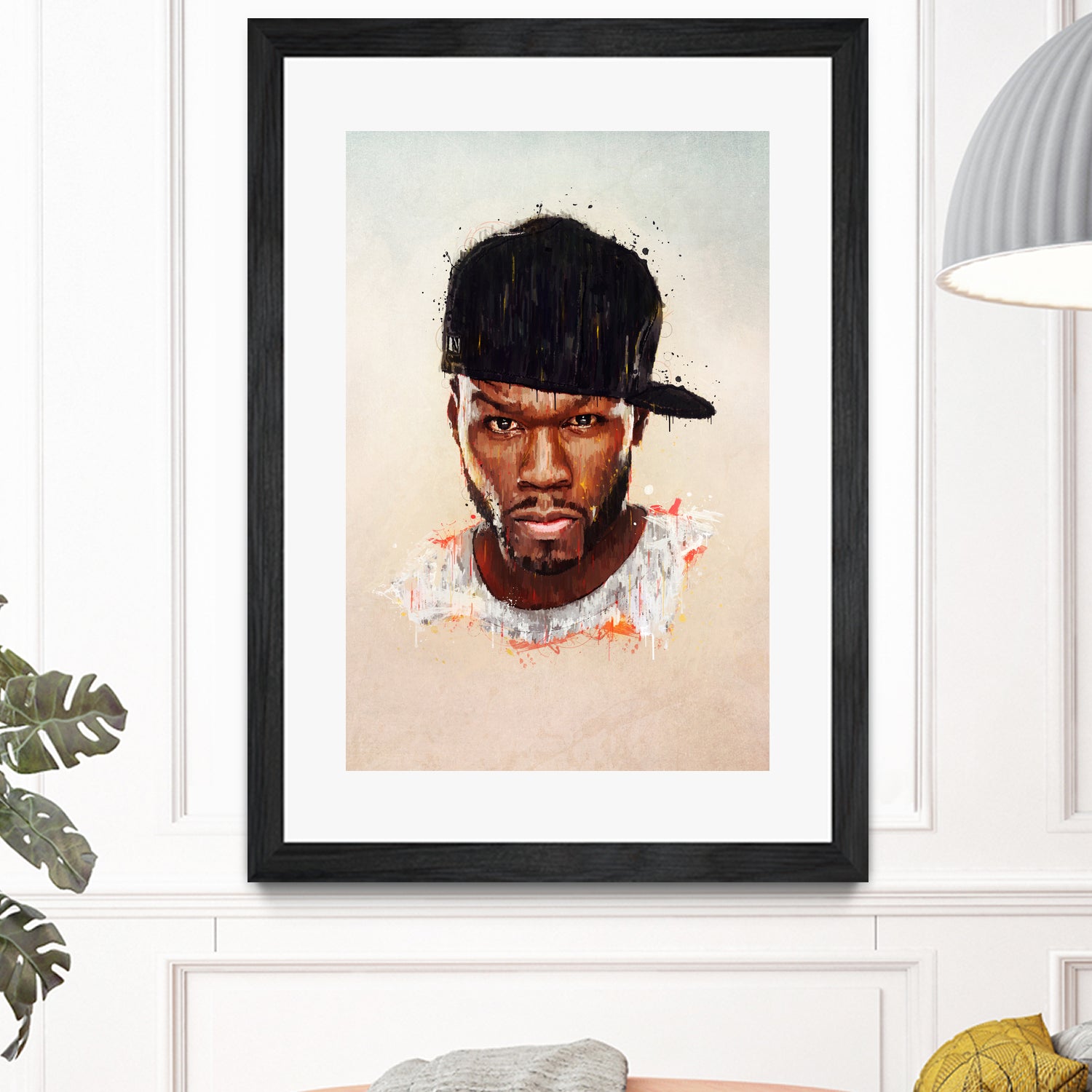 50 Cent by Brandon Spahn on GIANT ART - brown digital painting