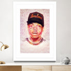 Chance the Rapper by Brandon Spahn on GIANT ART - orange digital painting