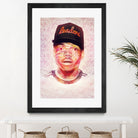 Chance the Rapper by Brandon Spahn on GIANT ART - orange digital painting