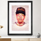 Chance the Rapper by Brandon Spahn on GIANT ART - orange digital painting