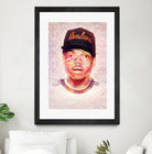 Chance the Rapper by Brandon Spahn on GIANT ART - orange digital painting