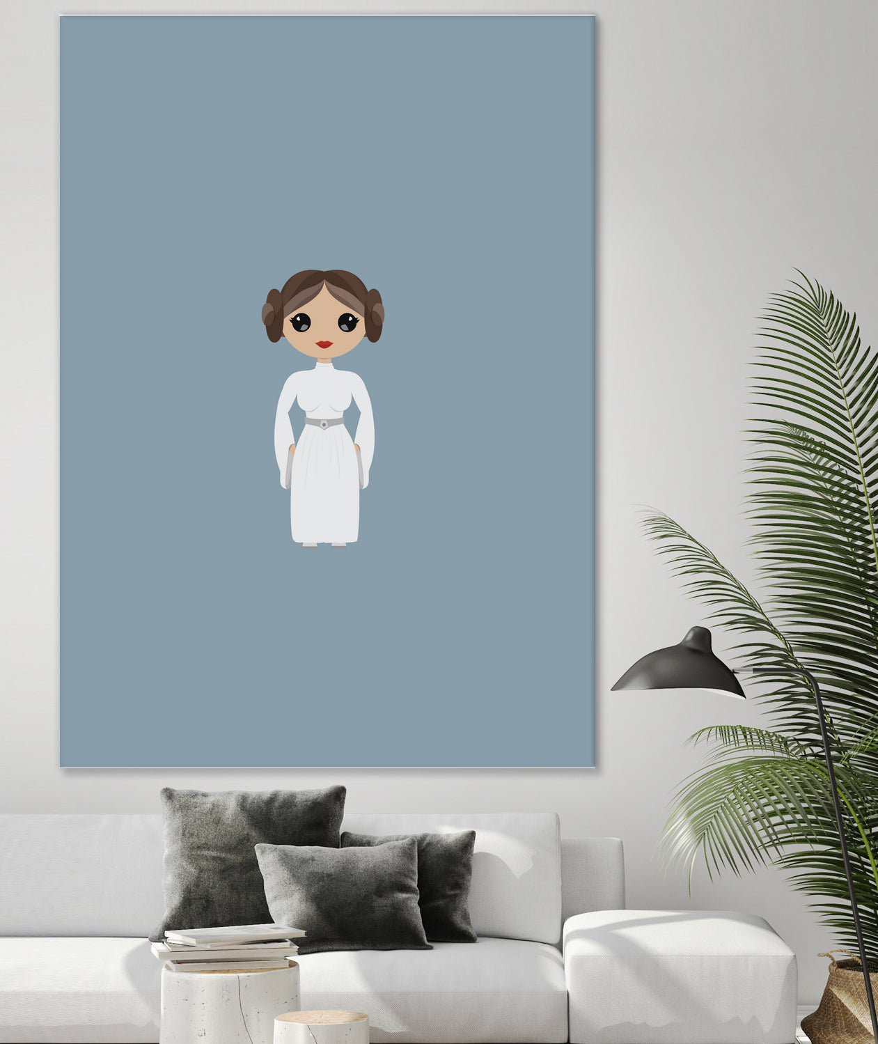 Leia by Kenzie Brown on GIANT ART - blue character design