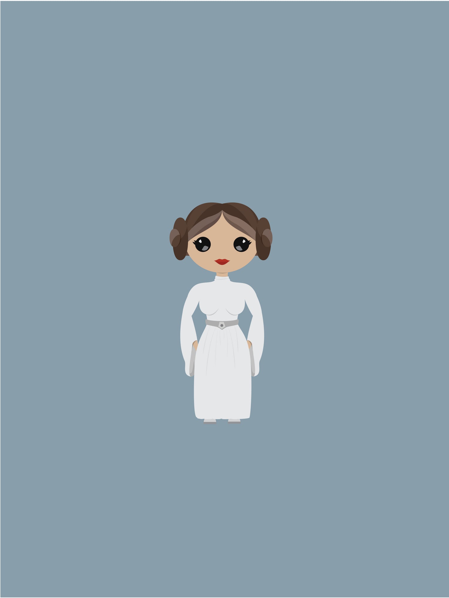 Leia by Kenzie Brown on GIANT ART - blue character design