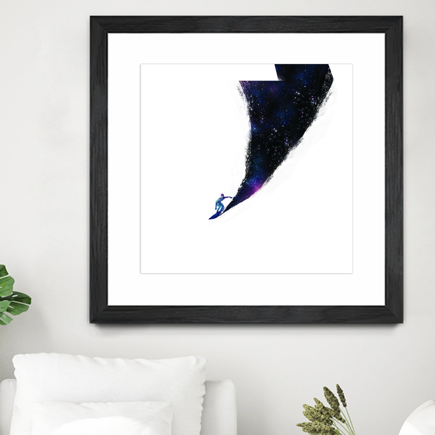 Surfin' in the universe by Robert Farkas on GIANT ART - fuchsia digital painting