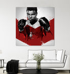 Muhammad Ali by Nikita Abakumov on GIANT ART - red digital painting