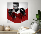 Muhammad Ali by Nikita Abakumov on GIANT ART - red digital painting