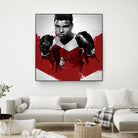 Muhammad Ali by Nikita Abakumov on GIANT ART - red digital painting