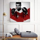 Muhammad Ali by Nikita Abakumov on GIANT ART - red digital painting