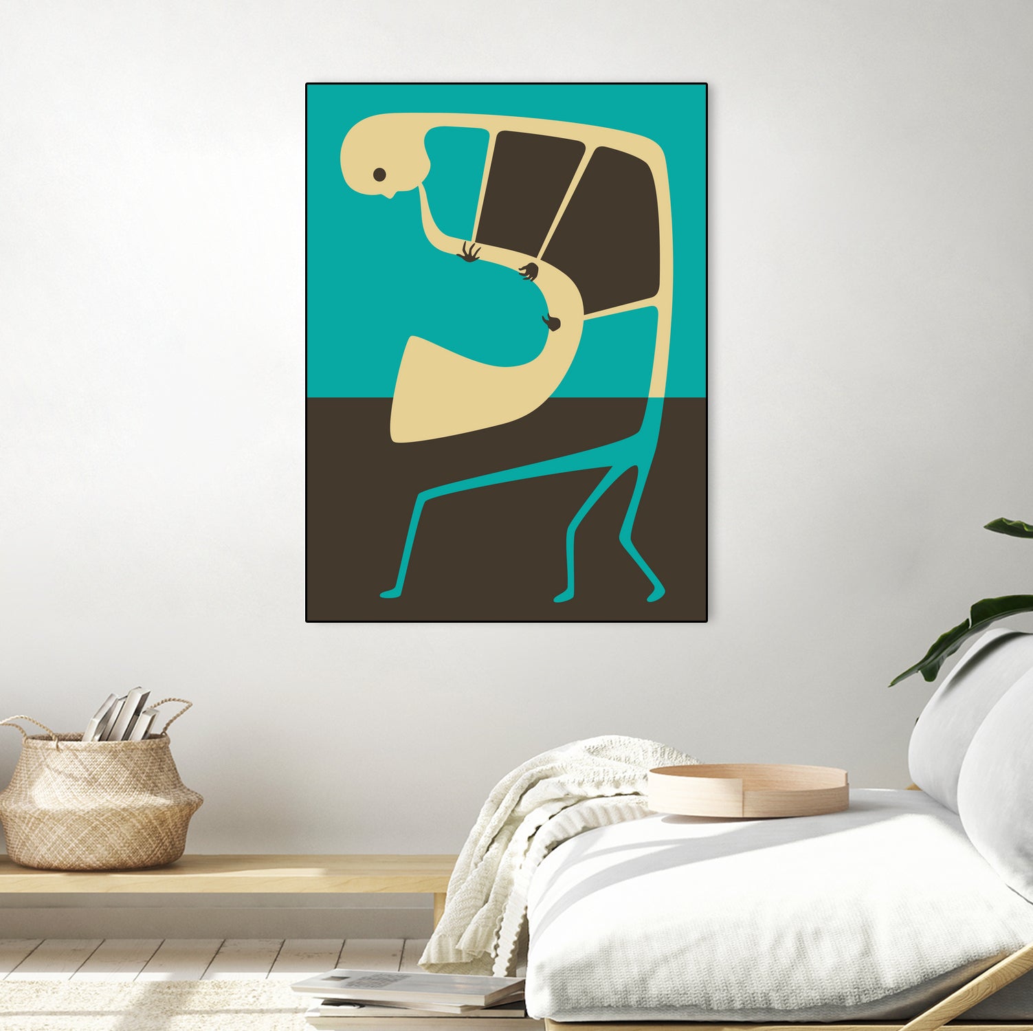 The Blues' Sax by Jazzberry Blue on GIANT ART - blue vector illustration