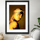 Tupac Shakur by Dan Avenell on GIANT ART - yellow digital painting