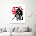 The Witcher sumi-e by Antonio Camarena on GIANT ART - white digital painting