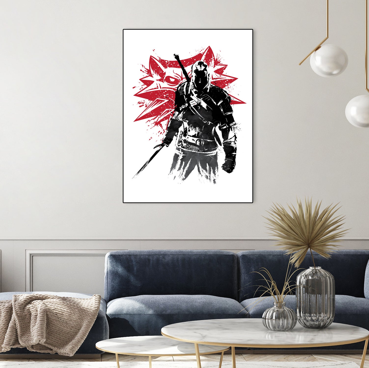 The Witcher sumi-e by Antonio Camarena on GIANT ART - white digital painting