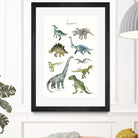 Dinosaurs by Amy Hamilton on GIANT ART - green mixed media