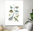 Dinosaurs by Amy Hamilton on GIANT ART - green mixed media