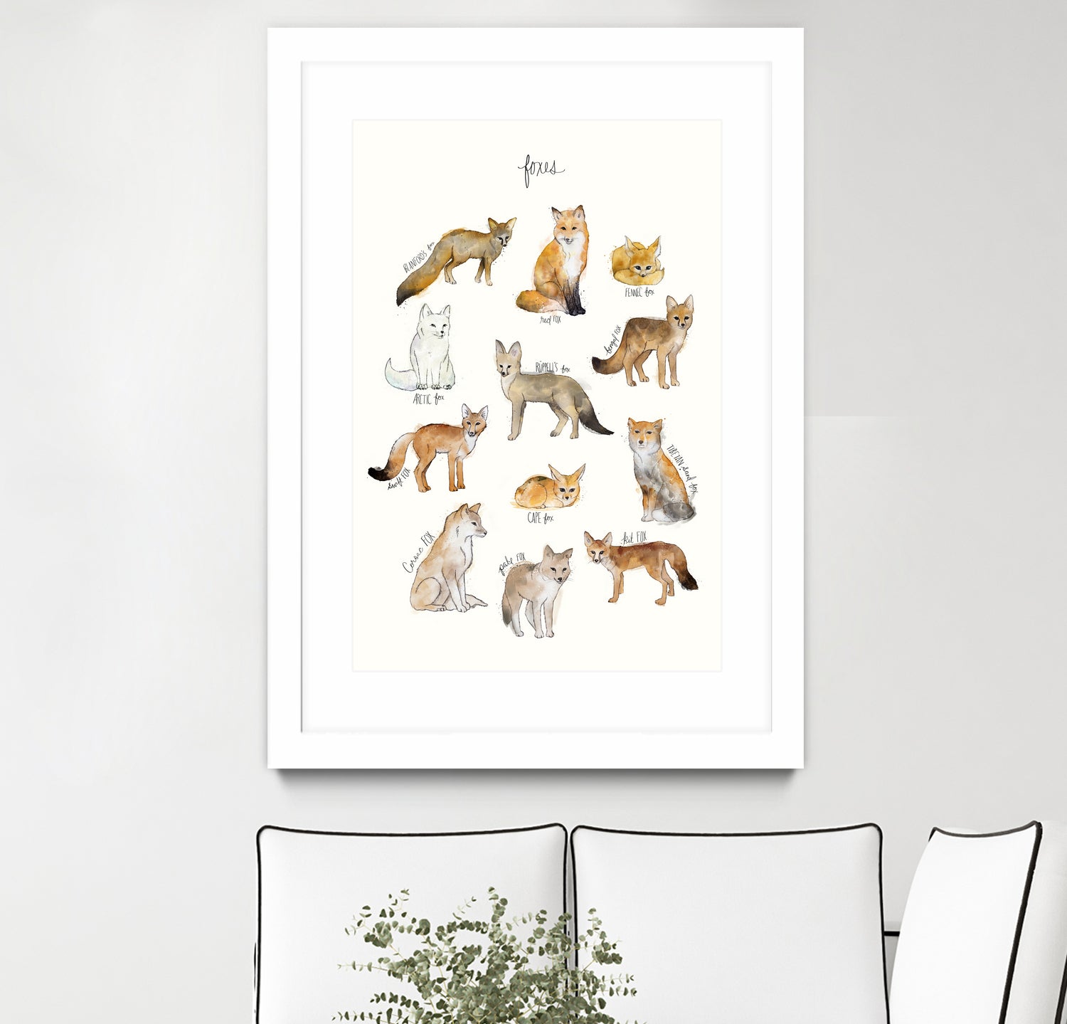 Foxes by Amy Hamilton on GIANT ART - brown mixed media