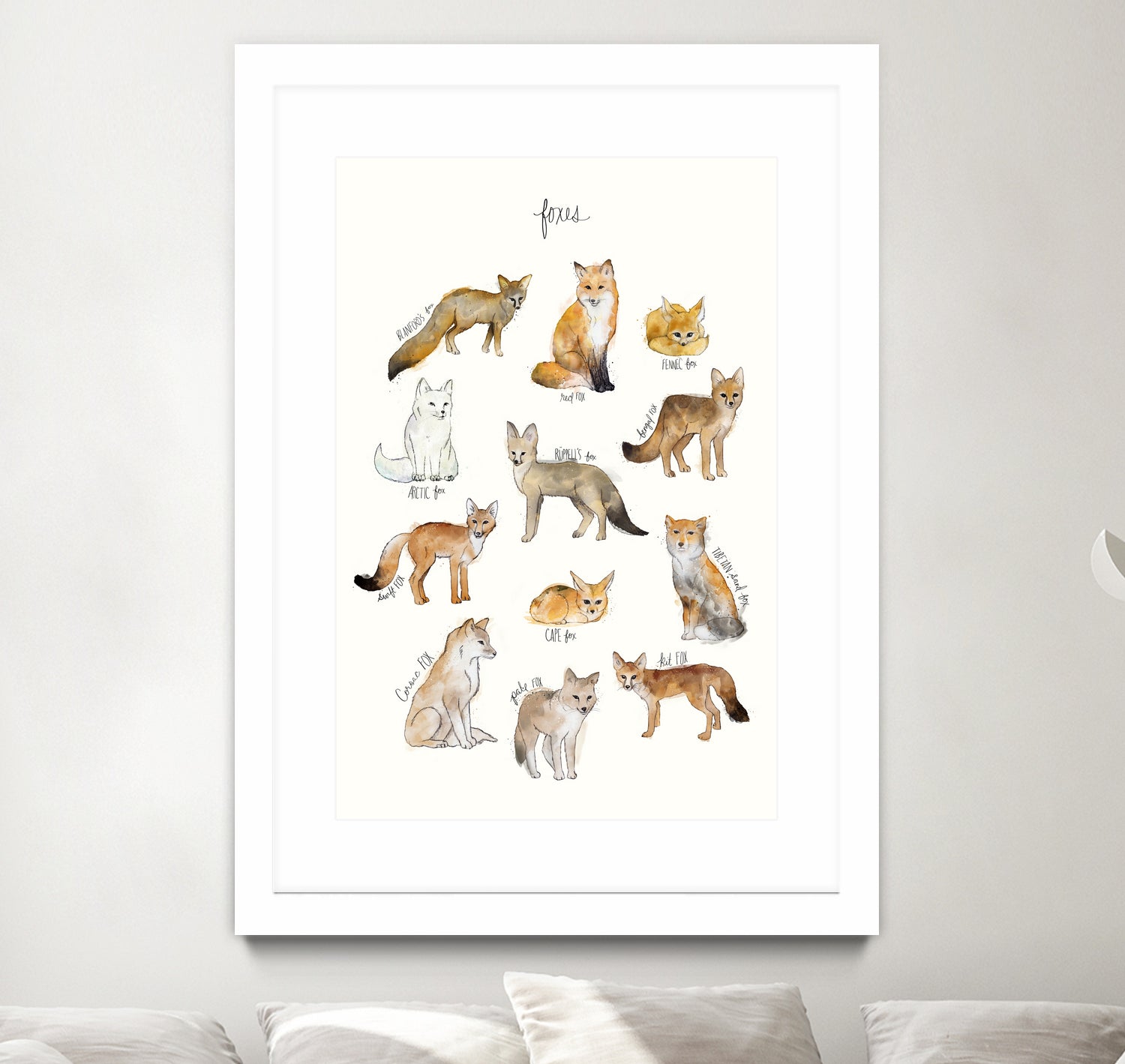 Foxes by Amy Hamilton on GIANT ART - brown mixed media