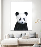 Little Panda by Amy Hamilton on GIANT ART - white digital painting