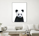 Little Panda by Amy Hamilton on GIANT ART - white digital painting