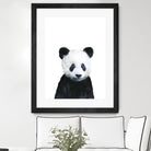 Little Panda by Amy Hamilton on GIANT ART - white digital painting