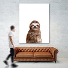 Little Sloth by Amy Hamilton on GIANT ART - brown digital painting