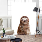 Little Sloth by Amy Hamilton on GIANT ART - brown digital painting