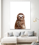 Little Sloth by Amy Hamilton on GIANT ART - brown digital painting