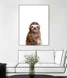 Little Sloth by Amy Hamilton on GIANT ART - brown digital painting