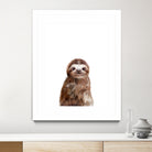 Little Sloth by Amy Hamilton on GIANT ART - brown digital painting