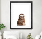 Little Sloth by Amy Hamilton on GIANT ART - brown digital painting