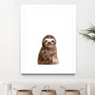 Little Sloth by Amy Hamilton on GIANT ART - brown digital painting