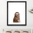 Little Sloth by Amy Hamilton on GIANT ART - brown digital painting