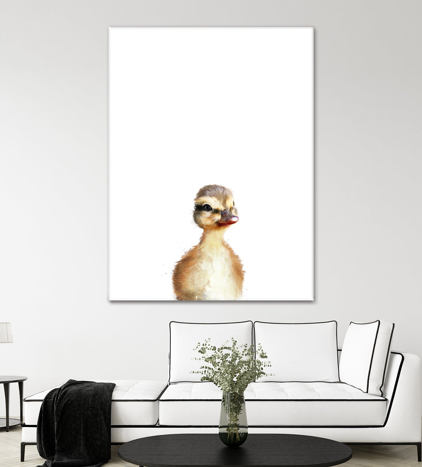 Little Duck by Amy Hamilton on GIANT ART - yellow digital painting